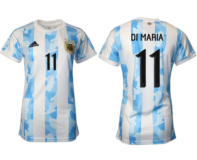 Women 2021-2022 Club Argentina home aaa version white #11 Soccer Jerseys-0